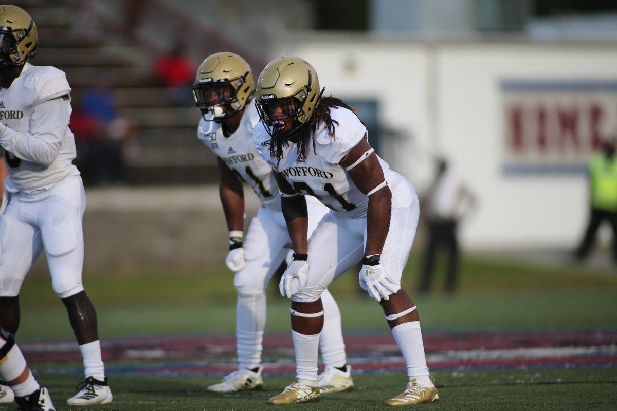 Wofford_FB_EQ's tweet photo. Just saying that All White hits different!!! Especially with the Gold cleats @adidasFballUS @schuttsports @RiddellSports @Tucker_Petre @_tjhall_ #FreshNoMatterWhat @Wofford_FB https://t.co/1V9TIOZ2JW