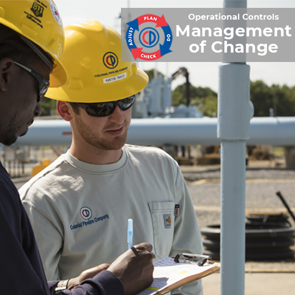 Colpipe's tweet photo. As a critical element of Colonialβs Safety Management System, our Management of Change process helps us to ensure safe and reliable operations. All changes are thoroughly evaluated, documented, and communicated. #SMSspotlight
#ColonialSafety #ColonialCulture #CommitToExcellence https://t.co/BokbpGmYiv