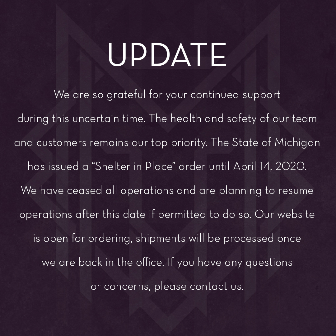 marstefashion's tweet photo. Thank you so much for all of your support! 💜We are sending hugs to all of you during this uncertain time. Our website is still open for ordering, shipments will be processed once we are back in the office. Please contact customerservice@marstefashion.com⁠ with any questions. https://t.co/3Upsc7zWG1