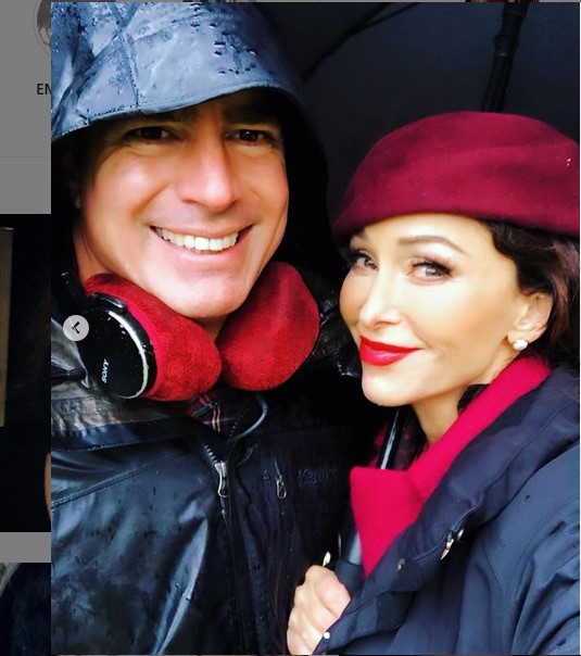 Some throwback Tuesday pics from @milossofia from last days of #ProjectBlueBook filming. First, sharing a ride with @mkmalarkey, then an umbrella with director #LoniPeristere.  Pics from Sofia's IG at instagram.com/sofiamilos/

Tune in tonight for season 2 finale at 10pm!