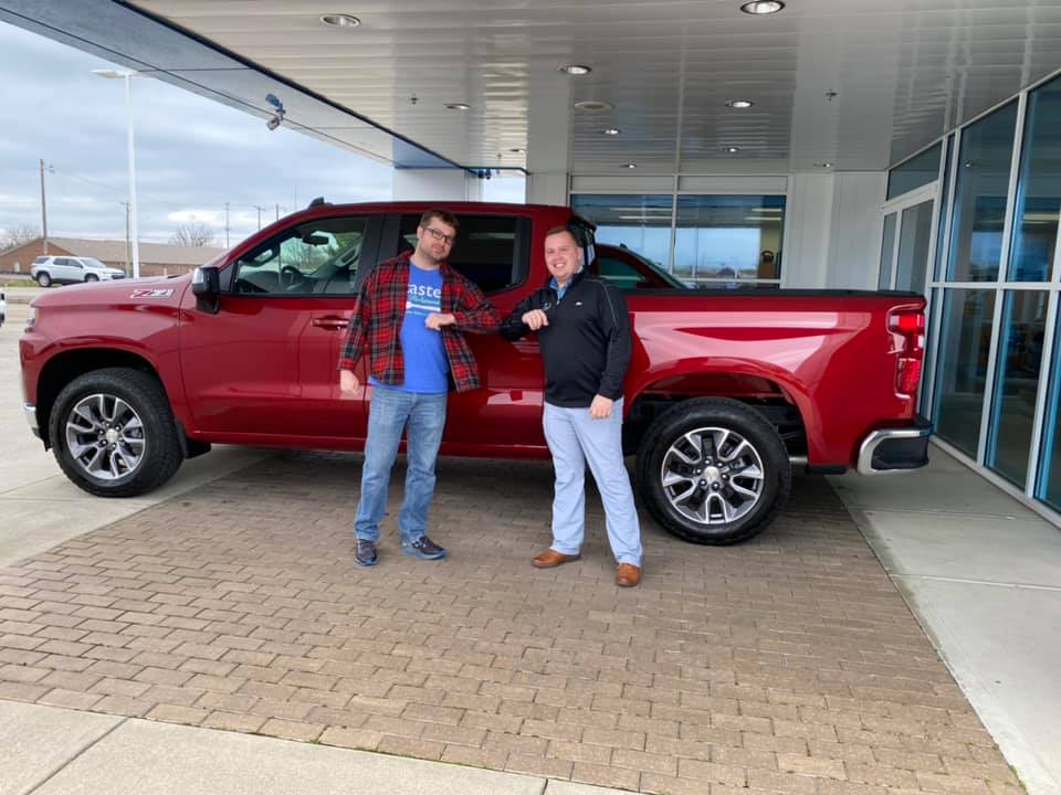 JBurfordChevy's tweet photo. Thanks to Joshua Reichert for his returned business on this awesome 2020 Silverado LT Z71! #Chevrolet #Silverado #ChevyZ71 #Purgersonsoldit #ChevyPro #JBCTeam #chevyscostless https://t.co/RaMPqVgeTY