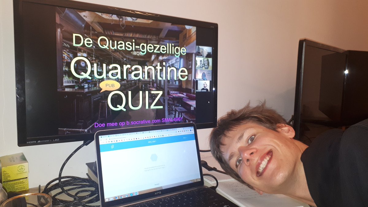 NoorSmal's tweet photo. Just enjoyed an amazing #coronaquiz hosted by my sister. 20 people at home, 'out' together. #FlattenTheCurve https://t.co/F39PHwN6w1