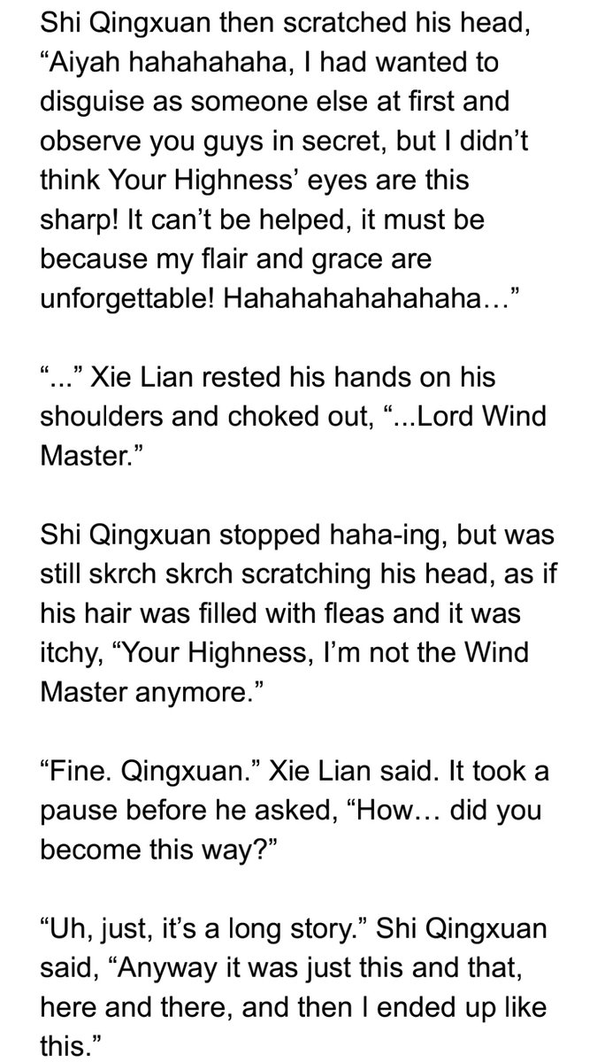 shi qingxuan is back  and im worried