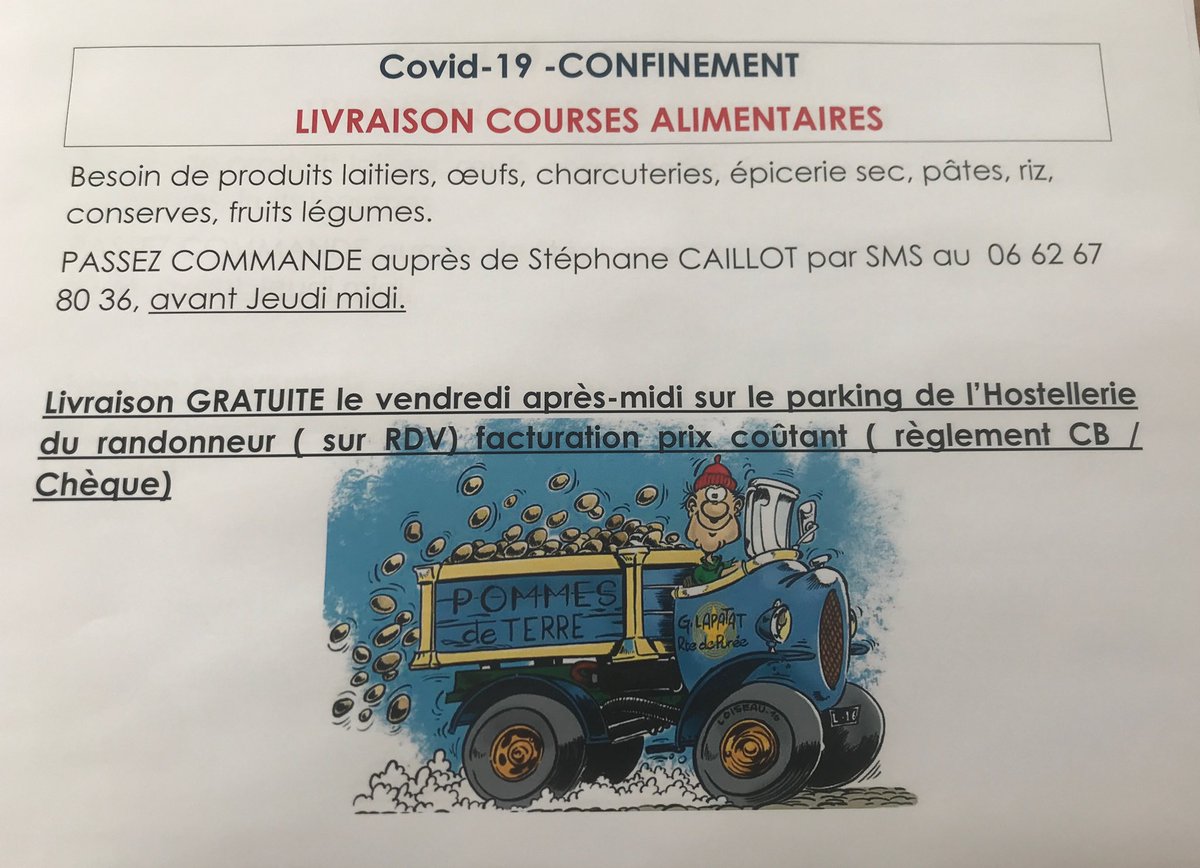 C_Dintorni's tweet photo. Confinement : @rimplas on livre les  courses alimentaires aux villageois grâce à la solidarité de l’@HotelRimplas 

#preservezvous  #RimplasSolidaire https://t.co/L7ZI9j2ODJ