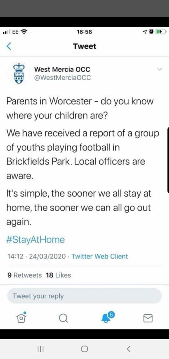 PerdiswellColts's tweet photo. Come on everyone, we all miss football but this is serious! Keep your kids at home #StayAtHomeSaveLives #StayAtHomeSaveLives https://t.co/UGAaRAeEb6