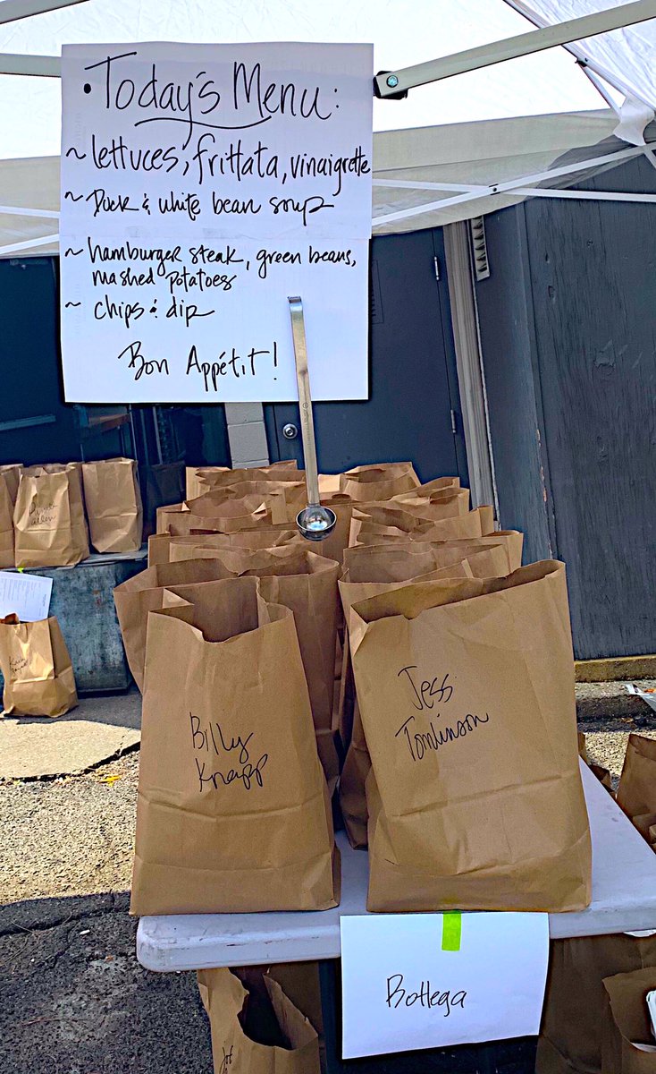 We often overlook the pleaure of cooking, sharing beautiful ingredients &amp; welcoming guests. When preparing meals yesterday for staff, I found joy in this process. Let’s remember we will get through this &amp; be strenghtened w/a greater sense of gratitude for our restaurant family.