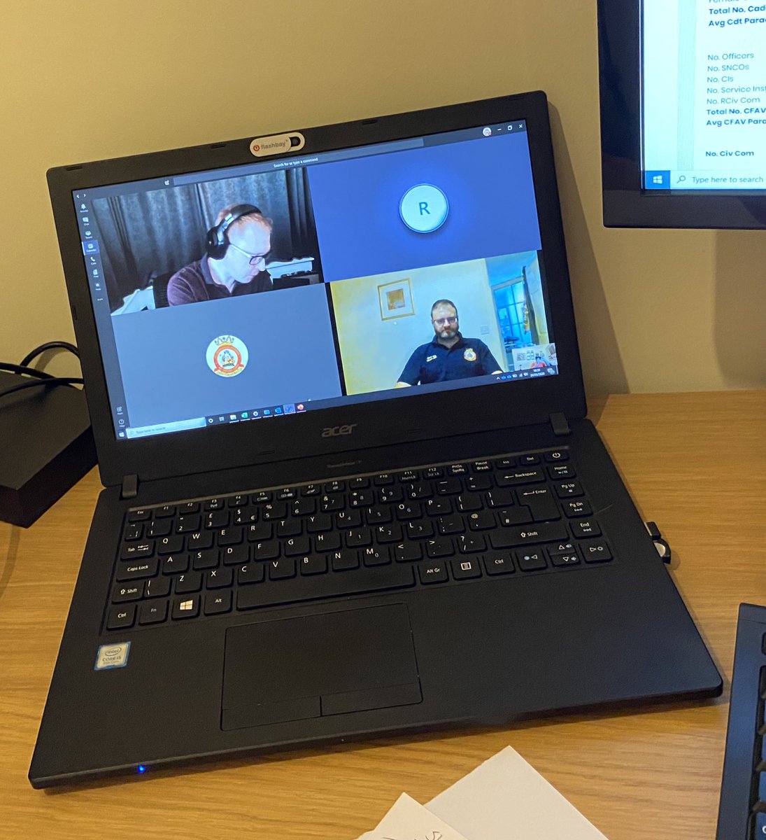dan_collins1211's tweet photo. First virtual squadron staff meeting good discussions on ways to continue cadet training, Cadets keep an eye out on CP!! @1211AirCadets #AirCadets #SwadSquad https://t.co/8wijb2vYQz