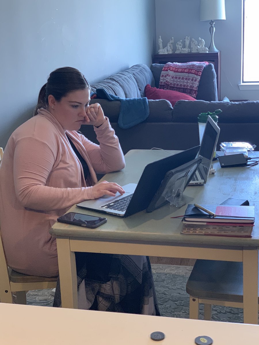 CableDre's tweet photo. My wife @MusicWithMsC is a boss! Double and triple fisting with devices! Making sure her students and families are taken care of. She works sooooo hard! #shemotivatesme https://t.co/hwITTRSbGY