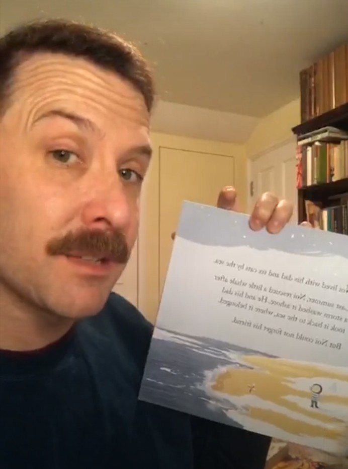 Thanks again <a href="/TimDownie1/">Tim Downie</a> 
I have an severely autistic, blind son. He sits still for your story book readings. I needed the break today.
#TimDownie #storytime
#stayingsafe