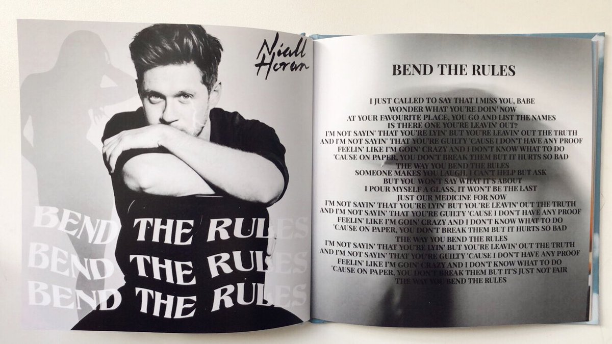 Bend the Rules: one of the saddest songs on heartbreak weather I feel the sadness fully every time I hear it so I tried to show that here with the design of Niall crying the lightning and the moodiness of the b&w pictures  #HeartbreakWeather  