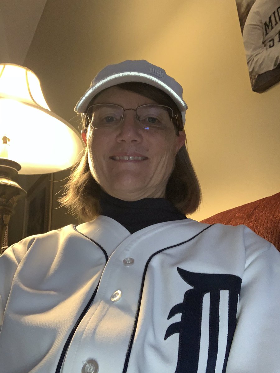 Missing spring training...donning my Detroit Tigers jersey and hat for “Jersey Day”! #TeamBradbot #hpshomespirit2020
