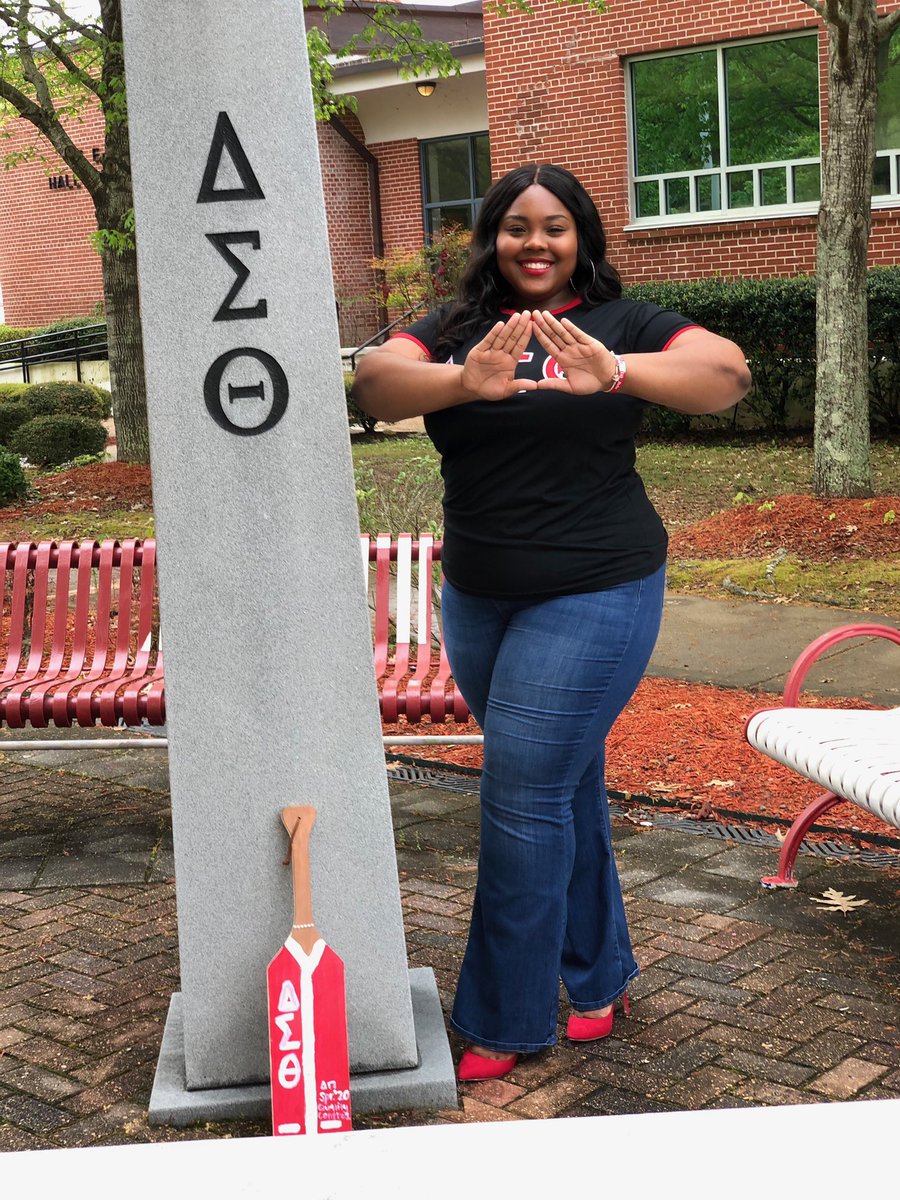 The brothers of Thee Delta Phi chapter would like to congratulate our queen, Miss Kharynton Allen for crossing into Delta Land! Congratulations Kharynton!👑💛 #ADeltaPhiQueen #DeltaPhi1953 #Jackson_RYS20