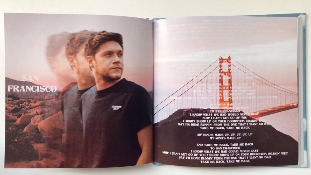 San Francisco: this song makes me feel so nostalgic for something I’ve never even felt which again says a lot about how amazing of a writer Niall is, the lyrics on this one got a little lost but are definitely more visible in person!  #HeartbreakWeather  