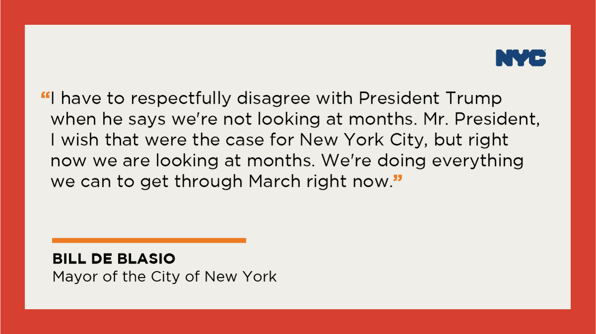 NYCMayorsOffice's tweet photo. .@NYCMayor updates New Yorkers on the COVID-19 crisis in New York City. https://t.co/9wmHmSzQdl