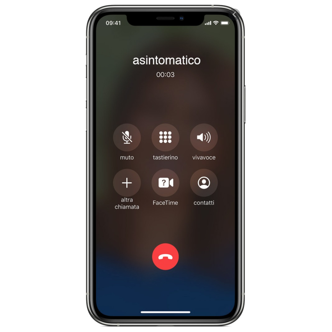 L'asintomatico tweet media