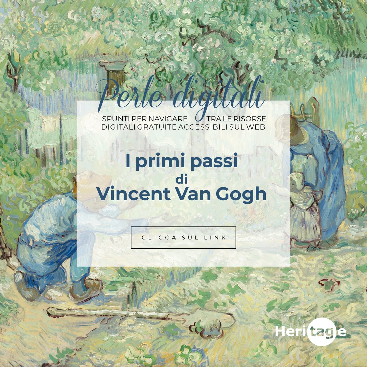 Heritagesrl's tweet photo. I primi passi di un bimbo verso la vita, tra gli affetti più cari. Uno dei più noti quadri di #VanGogh, un segno di speranza per questi momenti difficili! Osservalo in #HD nel catalogo di @metmuseum
➡️ https://t.co/JeZT70EL1d ✅Il download è #gratis!
#PerleDigitali #iorestoacasa https://t.co/Mfgdehsyg0