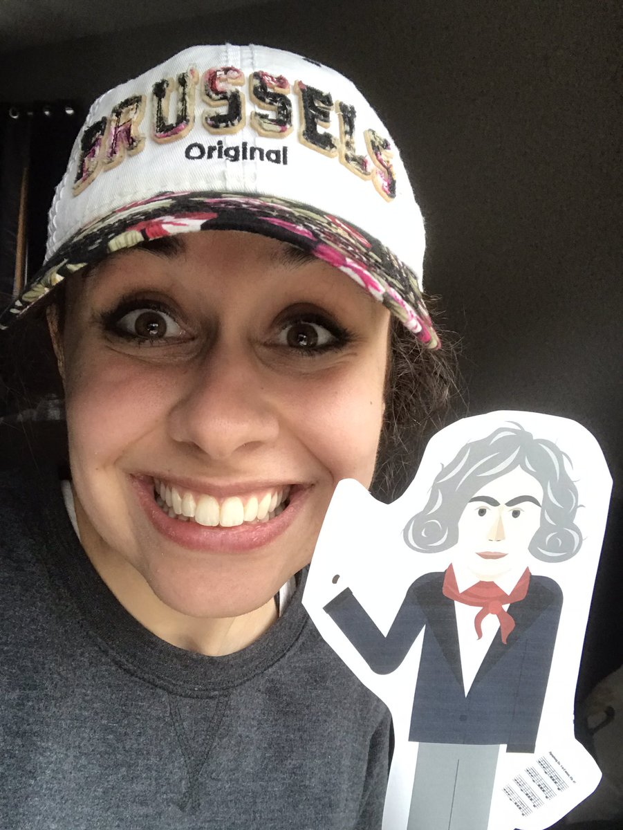 mrs_orf's tweet photo. Hanging out with Flat Beethoven! New lesson will be posted Tomorrow! 
@SDMA_Wakanda  #MusicRocks https://t.co/uSkD8tlcHj