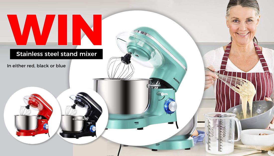Fancy getting your hands on this gorgeous stand mixer? Available in blue, red or black, this mixer is ideal for cakes, breads, pastries and more! All you need to do is follow us, RT this, and let us know what colour would match in your kitchen. Ends 31/03 #comp #freebies