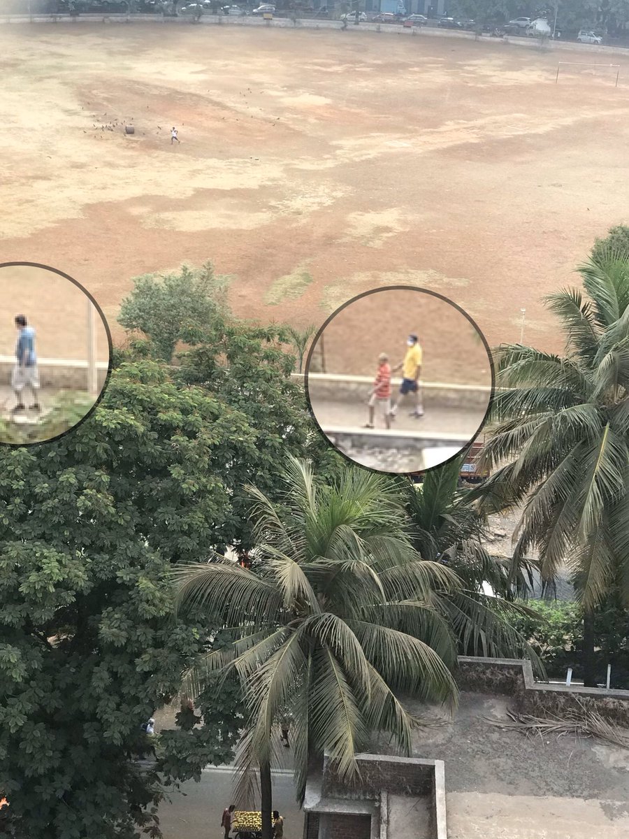 PulakKB's tweet photo. It’s a fight against #Covid19India. Ppl hv to stay indoor. Ppl are out for morning walk 😳. Every person venturing out is a threat for mankind. Its an official lockdown @CPMumbaiPolice please take action. @PMOIndia @narendramodi location: TilakNagar Mumbai 400089 https://t.co/2WSXjSIBhK