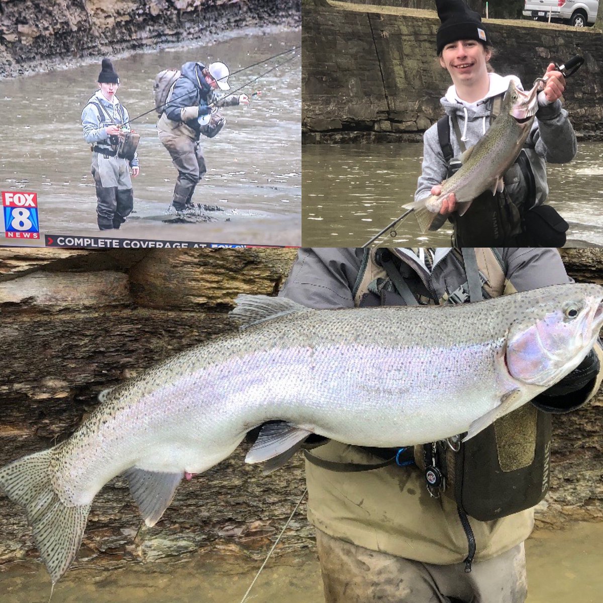 <a href="/ClevelandFishi2/">Cleveland Fishing Co.</a> Connor Kasner out with a friend hooked 80 and landed 60 today!!!!Ohio’s rivers are unbelievable right now!💪🏻 #RevereMMTFishingClub