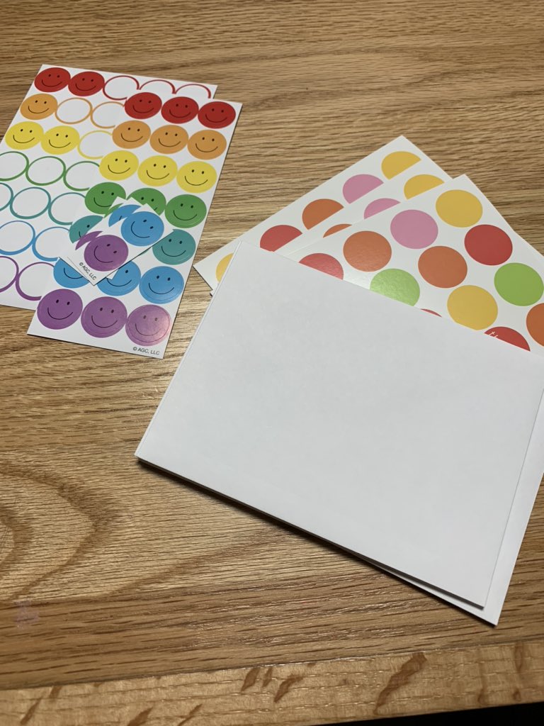 Mailed each student a handwritten note to let them know they give us a reason to smile <a href="/VSEsuperstars1/">VSE@superstars</a>