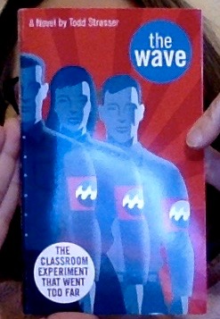 Book 5 - The Wave by Todd Strasser - this is a good followup to our classroom reading of The Diary of Anne Frank. Based on a true story of how a teacher created a fascist community of students in order to teach them about Nazism. Thanks you  @Toddstrasser