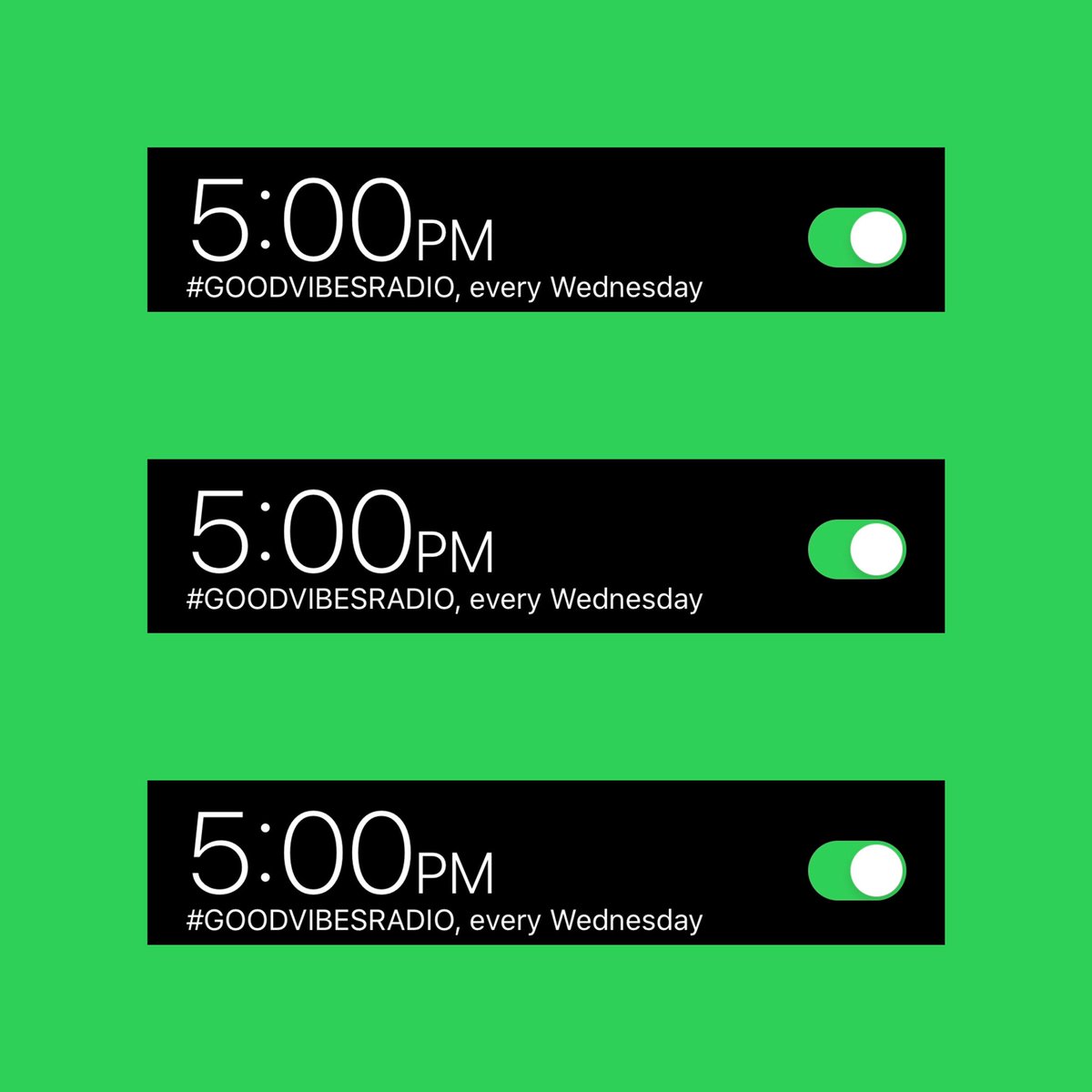 995PlayFM's tweet photo. ALARM SET ON 5PM? ✅⁣
We’re bringing you nothing but good vibes today! 🥳 IT’S #GOODVIBESRADIO DAY 🙌🏼 Don’t forget to follow us on all our social media accounts, so you won’t miss a beat 😉 ⁣
⁣
SWIPE TO SEE DETAILS 👉🏼⁣
⁣
Who’s excited? 🤩 ⁣
#RadioGivesBack #BeatCOVID19 https://t.co/11MWcp5Qtl