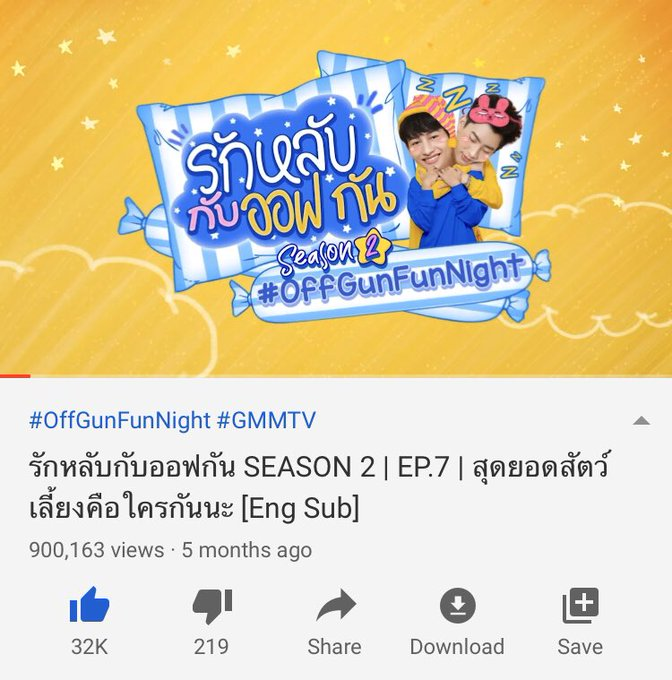 OffgunVariety's tweet photo. #OffGunFunNightSS2EP7
💚 Update ยอดวิว 💚
25.03.2020 09:00
( 152 วัน 10 ชั่วโมง 11 นาที)
🐺YT : https://t.co/Djbpv0y4Nm
🥳🥳🥳🥳🥳🥳🥳🥳🥳
🔺900,163 views
🔺32K like
🔺8 subtitles
🐺LINETV : https://t.co/O1oipL9oTF
🔺62,781 views
🔺1,163 like
#OffGunFunNight https://t.co/oNSmGrSbWp