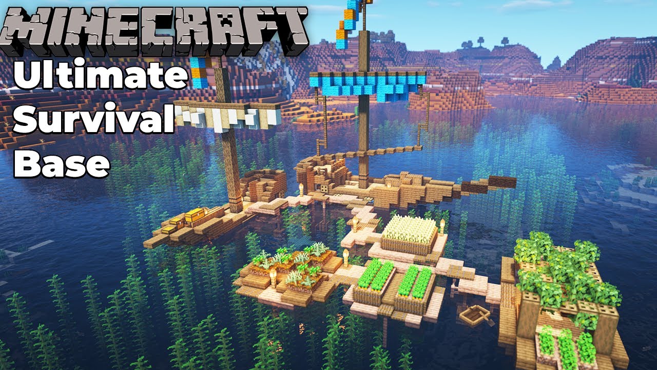 تويتر Fwhip Bryce على تويتر Forgot To Tweet This Out Early New Video Dropped Earlier Today Looking At A New Minecraft Ultimate Survival Base Design This Time Going For A