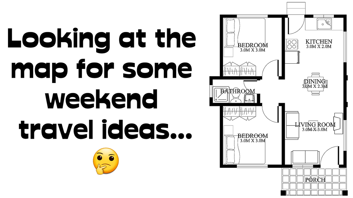 Looking at the map for some weekend travel ideas.. 🤔