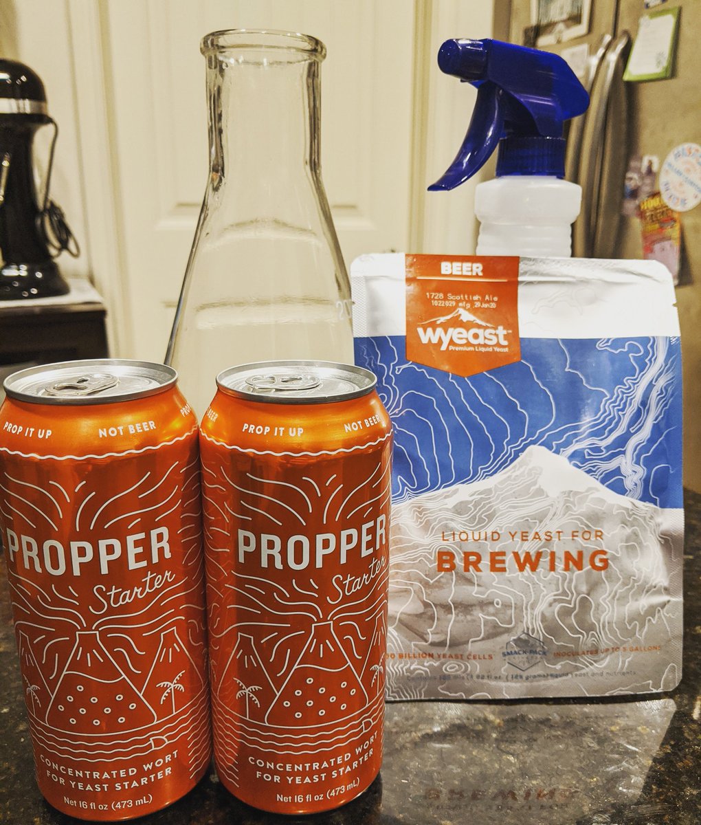 SnowLionBrewing's tweet photo. Starter time! After many iterations I am ready to start my barrel aged Mayan imperial Stout. The tequila barrel is ready. Also might steam my brew day.🍻

@Wyeastlab

#starter #mayanimperialstout #tequilabarrel #wyeast #propperstarter #snowlionbrewing #homebrew https://t.co/UYNl6cU6Yk