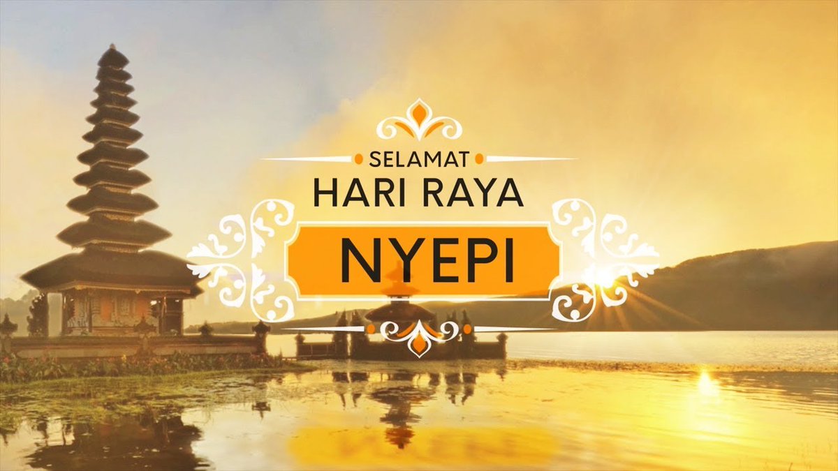 maentrus's tweet photo. Rahajeng Rahina Nyepi Caka 1942
Om Shanti Shanti Om..

A blessed day of Silence (Nyepi)
Wishing you a peaceful Silence day and Stay healthy people! https://t.co/l68g5XKuk1