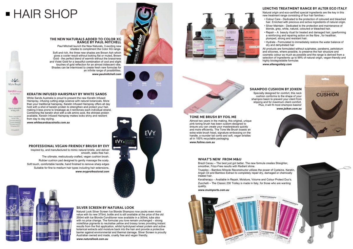 evyprofessional's tweet photo. Thankyou @hairbizmagazine for featuring EVY Professional's new VEGAN-FRIENDLY Brush 
 
#evyprofessional #evydoesit #toolsforthserious 
https://t.co/xLjYb4JRuS https://t.co/HU2ZleY6AO