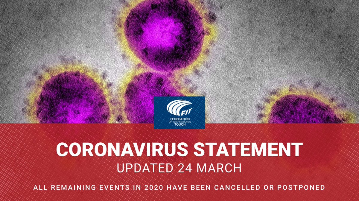 intltouchorg's tweet photo. Further to our earlier statements, the FIT Board can now confirm that all unplayed Tier 1, 2, and 3 events that had been scheduled for 2020 have now been either cancelled or postponed.

https://t.co/OR5CGv9Bjn https://t.co/c4Q16DDBeE