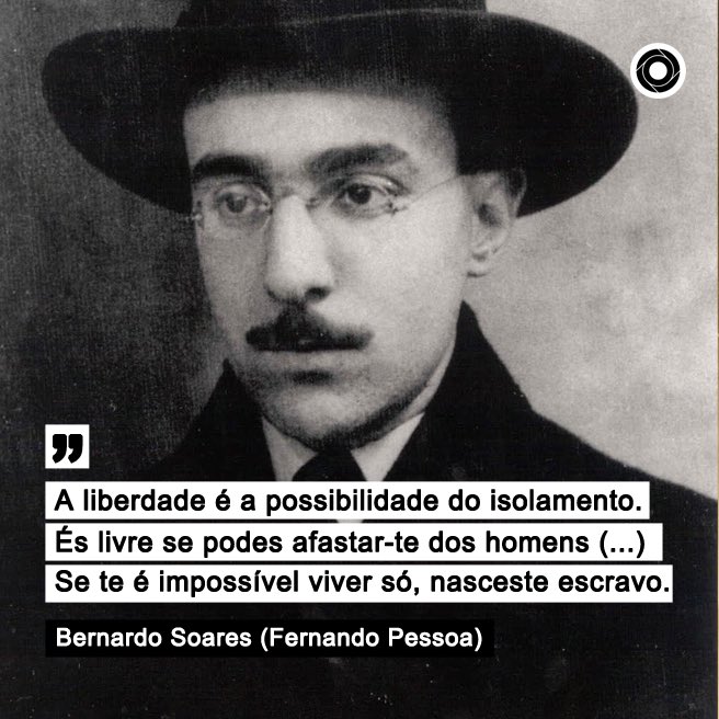 Comunidade Cultura e Arte on Twitter: "Bernardo Soares (Fernando Pessoa) •  Fiquem em casa #COVID19… "