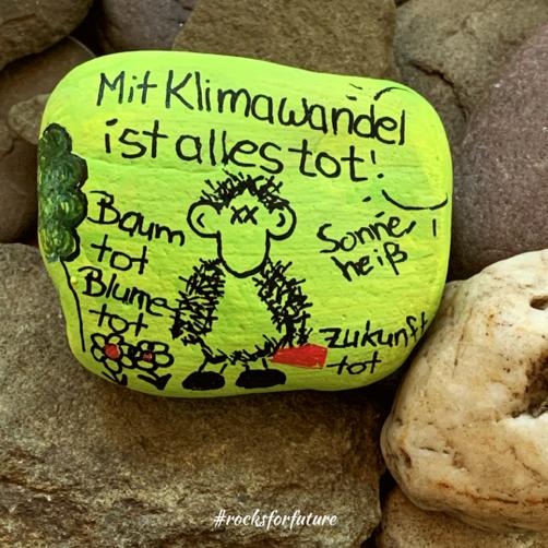 rocksforfuture's tweet photo. Mit #Klimawandel ist alles tot!
Habt ihr euch den Himmel in der letzten Zeit angeschaut? Viel ruhiger und ohne Flugzeuge.
#rocksforfuture #wandersteine #forfuture https://t.co/XkaIkQ3Mwc