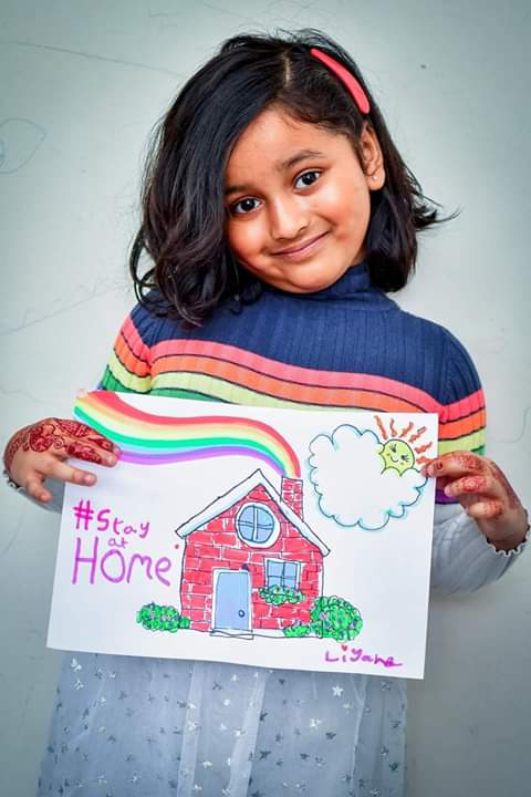 NaveHaider's tweet photo. @ThatKevinSmith My 5yo niece wrote an illustrated poem amidst #londonlockdown  #COVID2019 

Full verse:
CornaCorna
Pleasedon'tcome 
Wee are kinddon'tbeAngry 
ok?
thank you
AnAnotherthing Please
don't DEstroy these People
-Liyana Theia Hossain

Full story: https://t.co/Rl4R5hff7C https://t.co/apK6iZMHXM