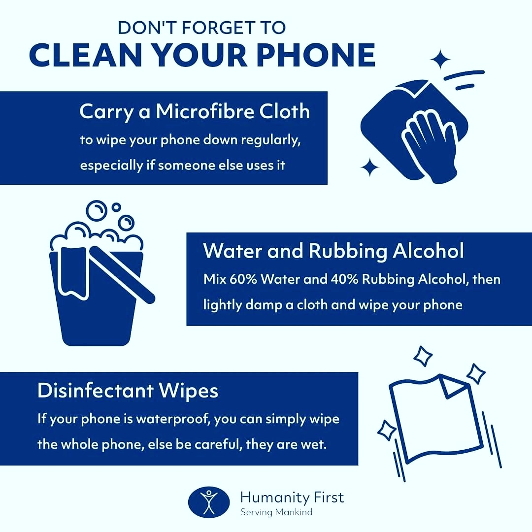 HumanityFirstBZ's tweet image. Washing your hands? ✋ Remember to disinfect your phones📱

#covid_19 #coronavirus #Belize