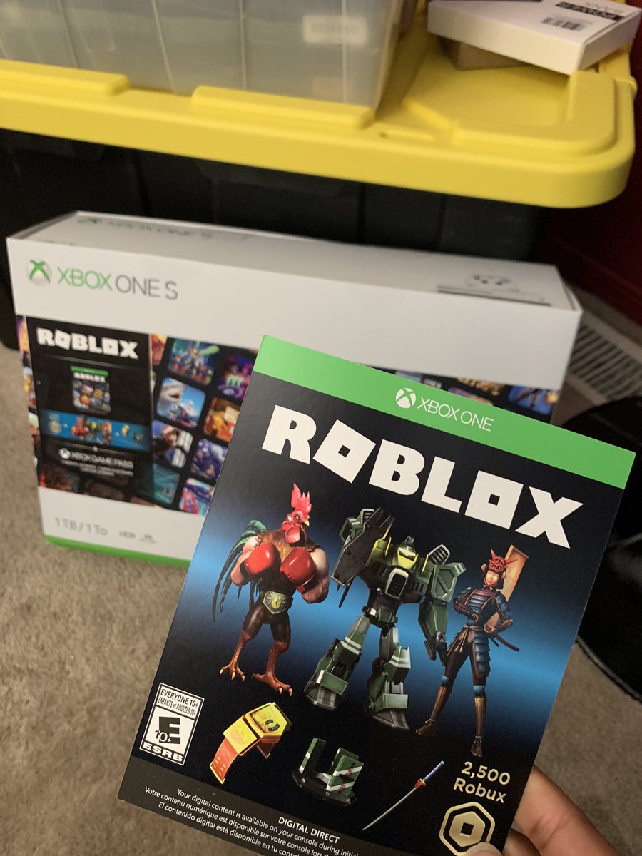 Code Razorfish On Twitter I Want To Clarify My Previous Tweet Microsoft Gave Me This New Xbox One S Roblox Bundle To Try Out Thank You Xbox If You Want To Get - usecode razorfish on twitter type roblox with your