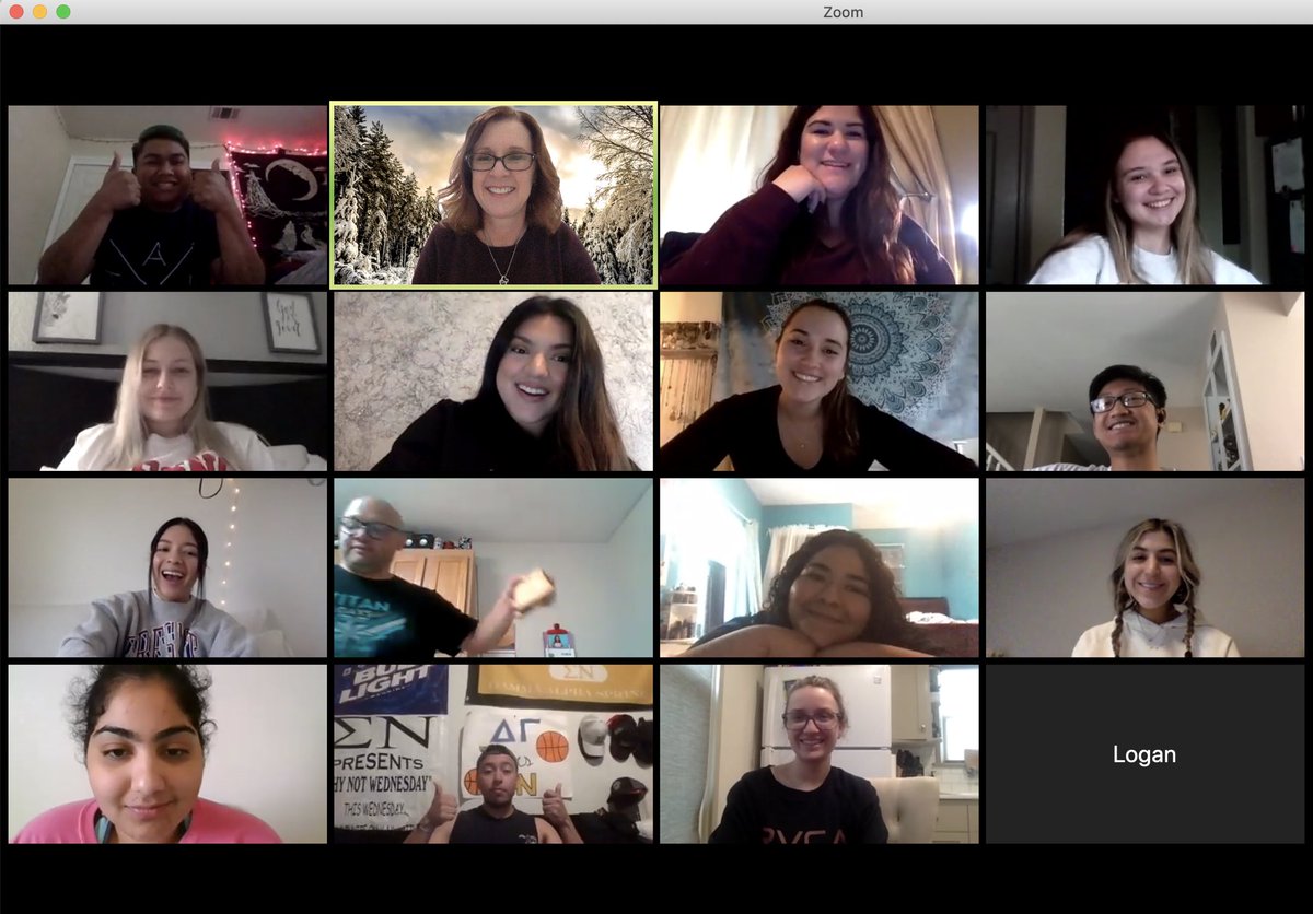 weTALKpr's tweet photo. #TodayInTALK we had our first @zoom_us experience since the #Quarantine was placed. We are grateful to have the guidance of our leader @BetsyHays #WeAreTALK #MCJ157 #FlattenTheCurve #HowWeMCJ #QuarantineAndTALK #COVID19 #MCJStrong #FresnoStateStrong @Fresno_State @FSMCJDept https://t.co/PZ4KLppP1f