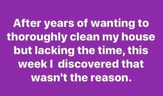 isitpamorpan's tweet photo. So true! #hatecleaning https://t.co/PAhHmRSr0B