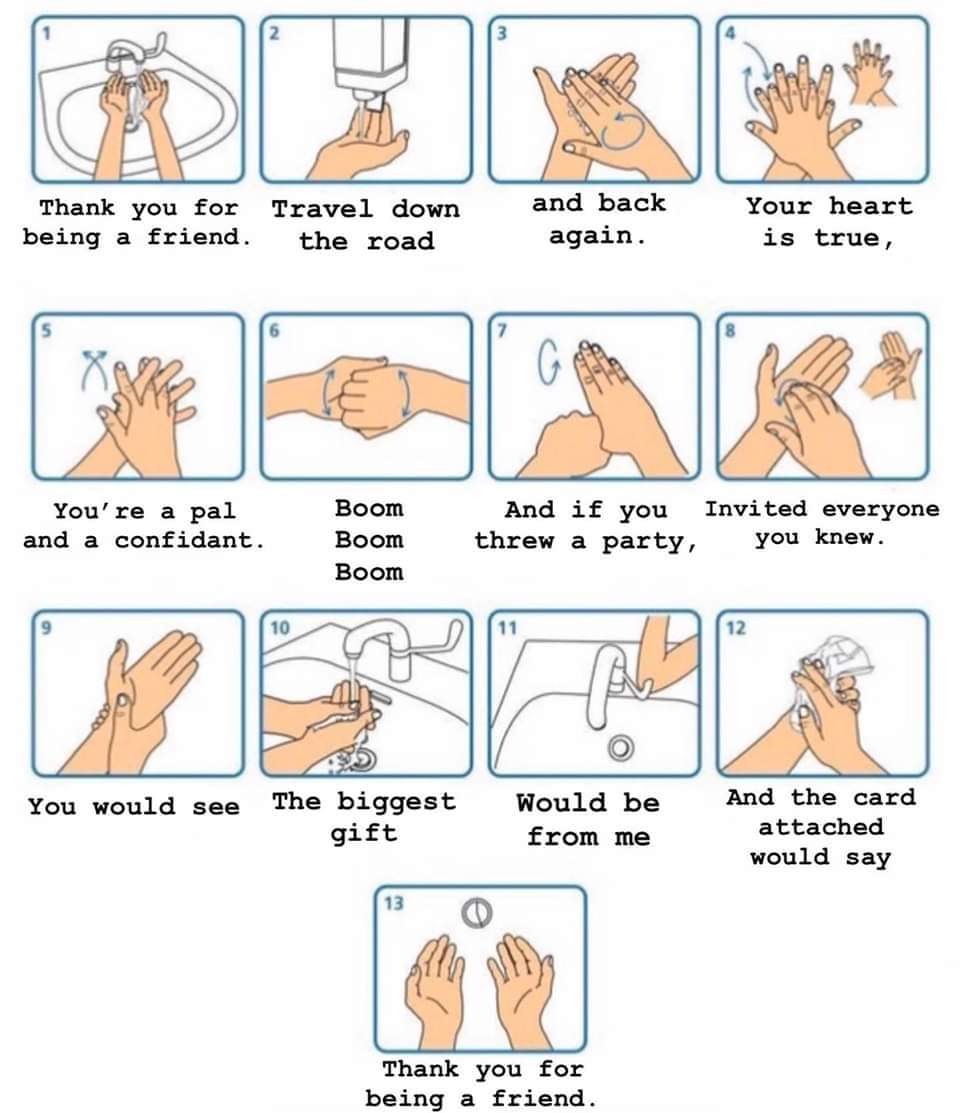 krausgayle1's tweet photo. Since i am an art teacher here are some graphics for onr to follow to wash your hands.
#PiccoVirtualSpiritWeek https://t.co/P9JdTqvc40