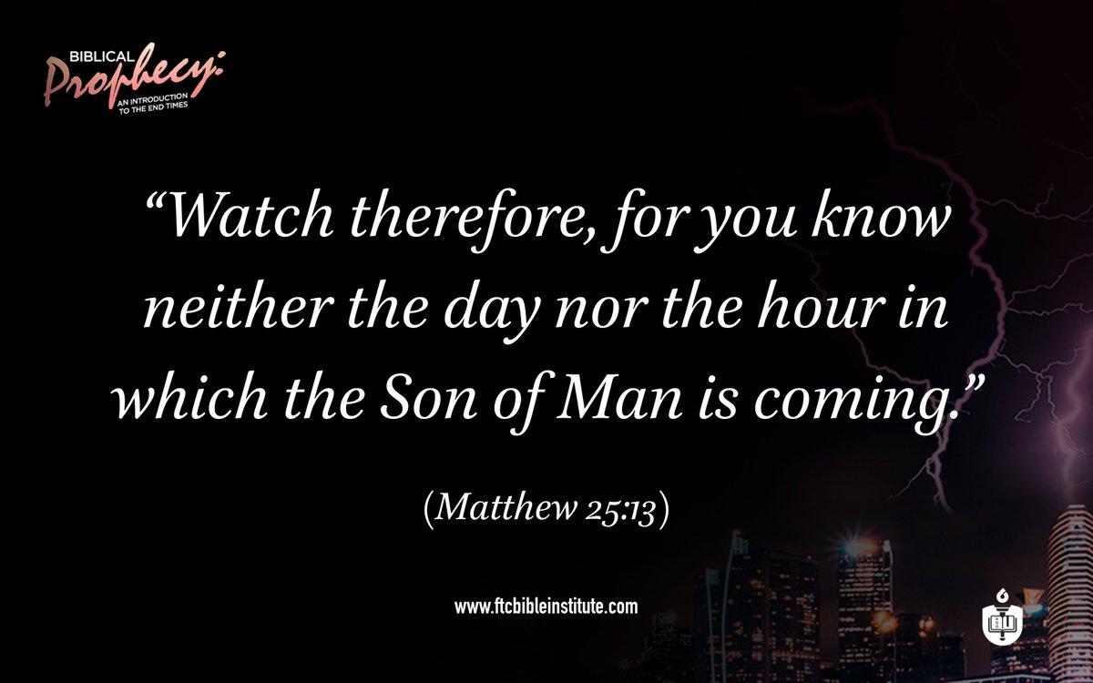 ftcbibleinstitute.com #prophecy #eschatology #todayisthedayofsalvation #Gospel #GoodNews #besaved #endtime #thetimeoftheend #Apocalypse #hearHisVoice
#BibleInstitute #BibleCollege