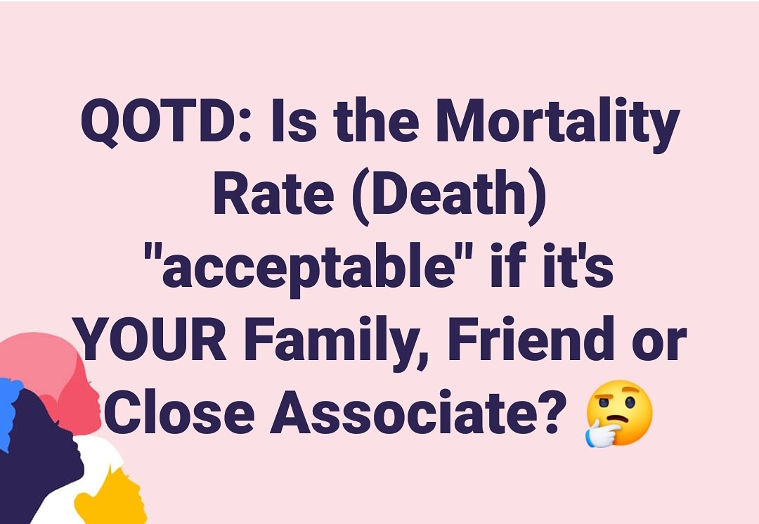 Personal perspective versus Abstract (or Detached) perspective on concept of "Acceptability". 🤔
#FamiliesMatter #FriendsMatter #AssociatesMatter #ColleaguesMatter 
#PeopleOverProfits
#PeopleOverPolitics 
#PEOPLE