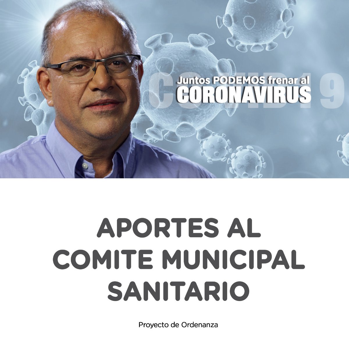 AbrileGabi's tweet photo. Preocupado por el avance de la Pandemia Coronavirus y viendo el desarrollo que ha tenido la enfermedad y sus consecuencias en la sociedad, he pedido a los concejales de mi bloque que elaboren un proyecto de ordenanza con acciones que consideramos necesario generar e implementar https://t.co/ZTQ8JNUNFt