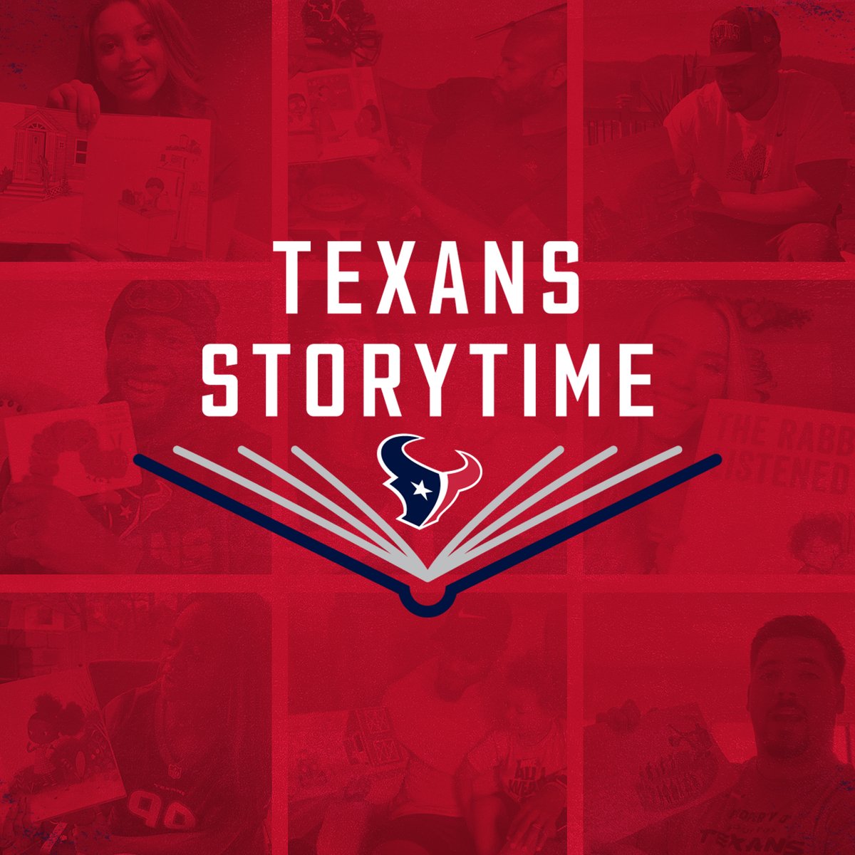 HoustonTexans's tweet photo. #Texans players, @TexansCheer, and Ambassadors read their favorite children's books.

📚 » https://t.co/k0r4diEI8u https://t.co/6LHqgWfOSq