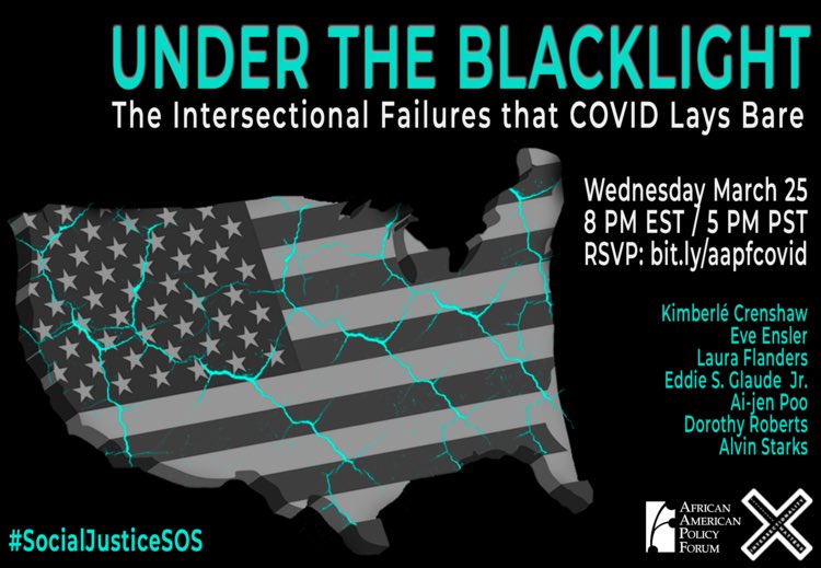 sandylocks's tweet photo. I urge you to check out @AAPolicyForum’s statement on the current crisis: https://t.co/7N5iVyco1Q 

And don’t forget to join us tomorrow at 8 PM EST for the Under the Blacklight Webinar. You can RSVP at https://t.co/zWYWDTi7pp #SocialJusticeSOS #AAPFCOVID https://t.co/xrgLnZfUL9