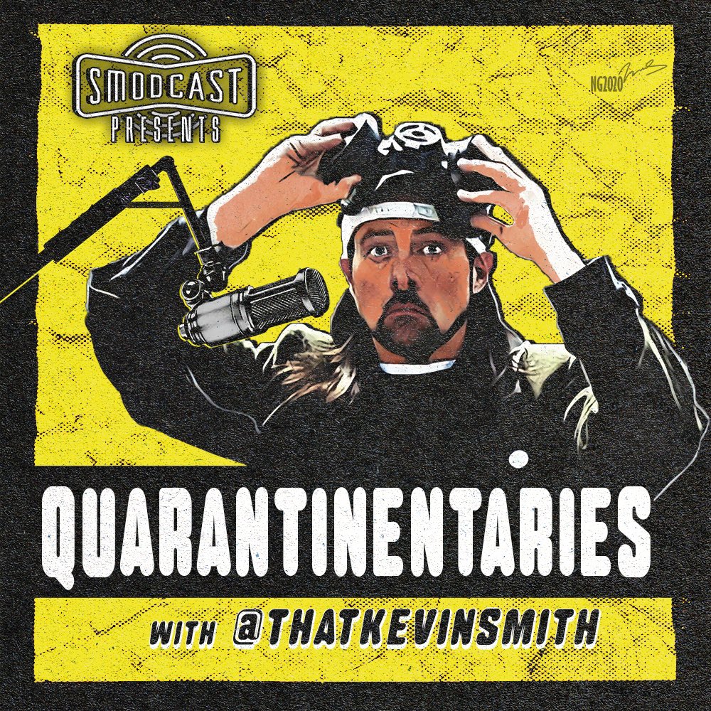 ThatKevinSmith's tweet image. At 10pmEST / 7pmPST, I’m gonna try to live stream myself recording the #JayAndSilentBobReboot #Quarantinentary track on my @Facebook page! You can watch along with the movie or watch me without the movie and sync up when it drops on #SModcast! My FB page: m.facebook.com/YesThatKevinSm…