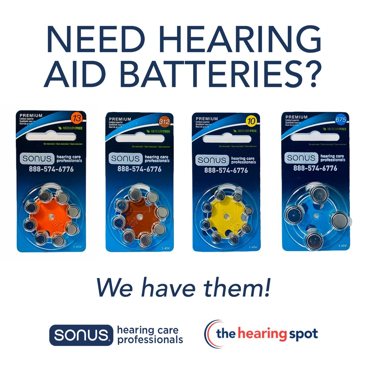 sonushearing's tweet photo. We know that this is a challenging time, and we are all trying to do our part to practice social distancing; we also want to make sure you are able to get the batteries you need for your hearing aids. Please visit our online store, https://t.co/8yhEy1Kdg0! https://t.co/sJuxTNMiJr