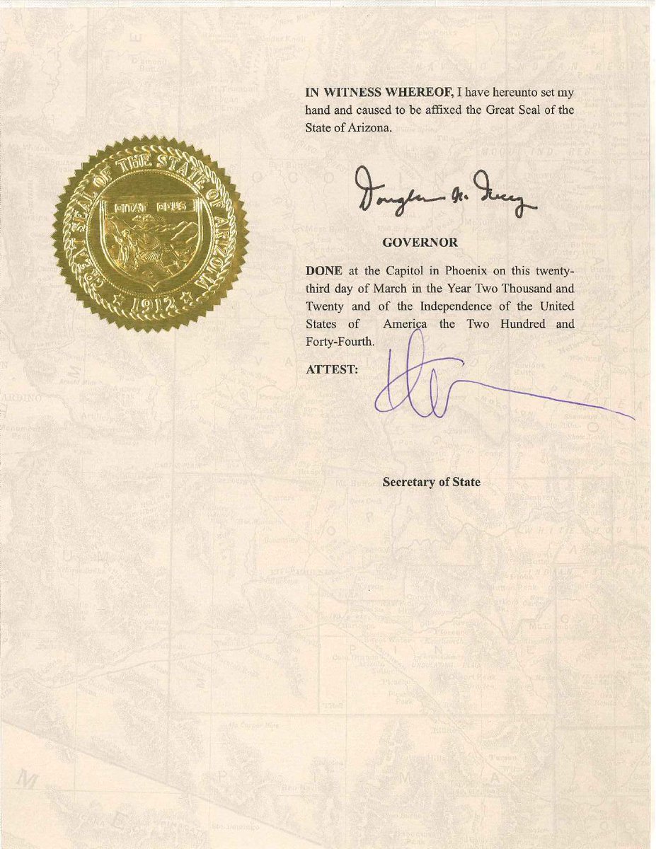 Breaking Par (@breakingpartv) on Twitter photo Arizona Governor <a href="/dougducey/">Doug Ducey</a> issued an executive order clarifying businesses and operations deemed “essential” by the state. GOLF COURSES are one of them. #COVID19 Arizona Governor <a href="/dougducey/">Doug Ducey</a> issued an executive order clarifying businesses and operations deemed “essential” by the state. GOLF COURSES are one of them. #COVID19